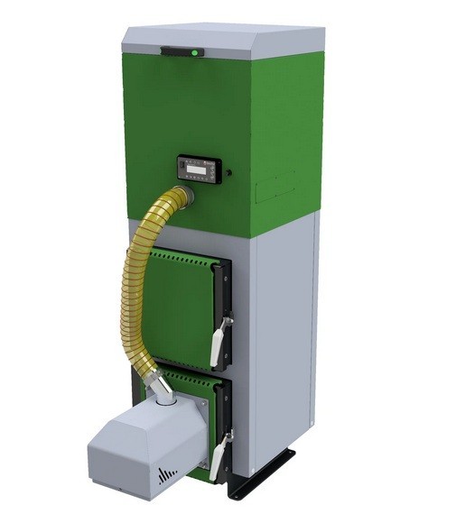 KOCIOŁ PELL DUO 10 kW TERMO-TECH (Zbiornik Górny)